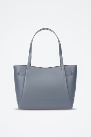 Cabas en cuir - Bleu marine