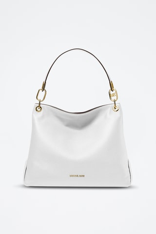 Sac porté épaule en cuir - Blanc