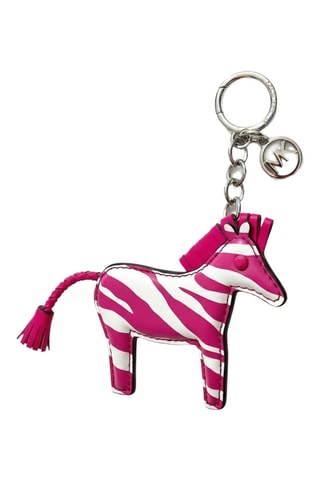 Porte-clés en cuir - Rose