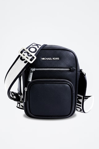 Sac bandoulière en cuir - Noir