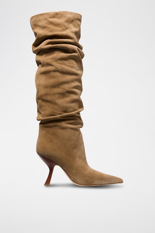 Bottes en cuir - Camel