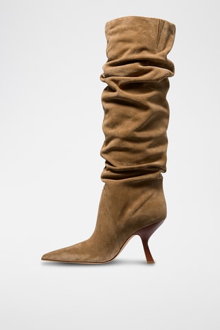 Bottes en cuir - Camel