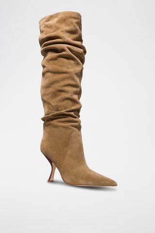 Bottes en cuir - Camel