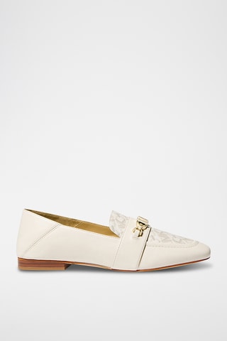 Mocassins en cuir de mouton - Beige