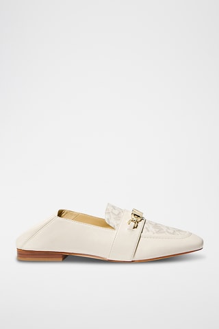 Mocassins en cuir de mouton - Beige