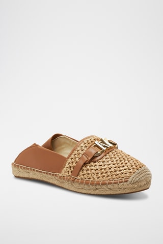 Espadrilles en cuir de mouton - Beige