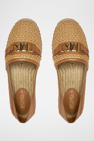 Espadrilles en cuir de mouton - Beige