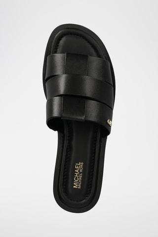 Mules en cuir - Noir