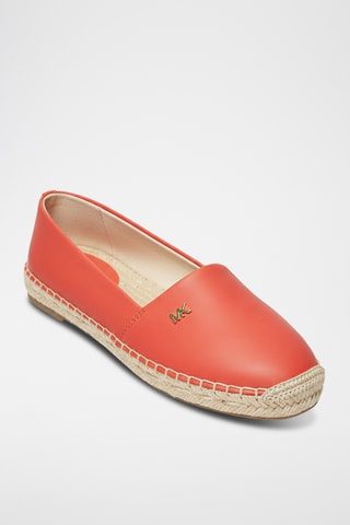 Espadrilles en cuir - Orange