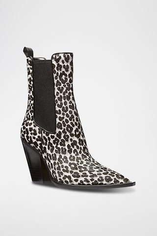 Bottines Chelsea en cuir - Blanc