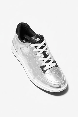 Baskets en cuir - Argenté