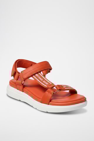 Sandales plateformes - Orange