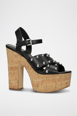 Sandales à talons - Noir