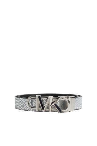 Ceinture en cuir - Argenté