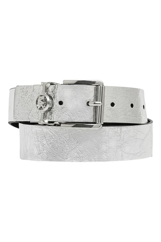 Ceinture en cuir - Argenté