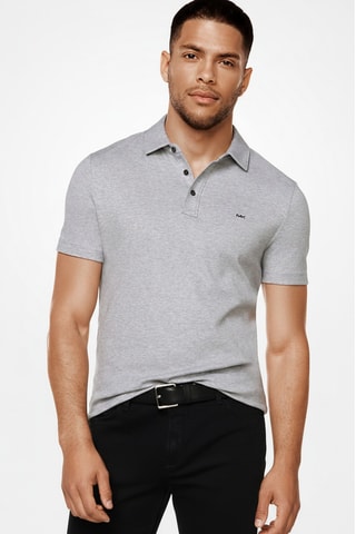 Polo - Gris clair chiné