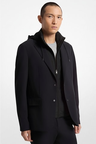 Blazer à capuche - Noir