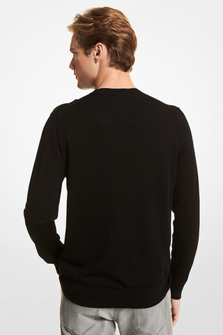 Pull en mérinos - Noir