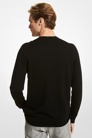 Pull en mérinos - Noir