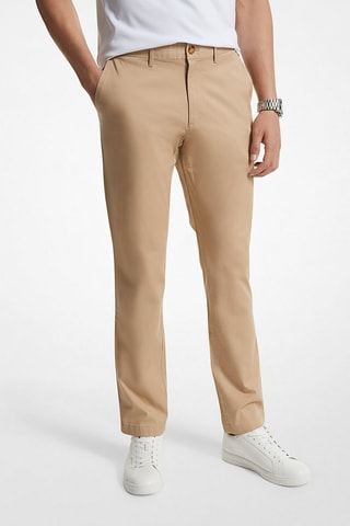 Pantalon en coton biologique - Kaki