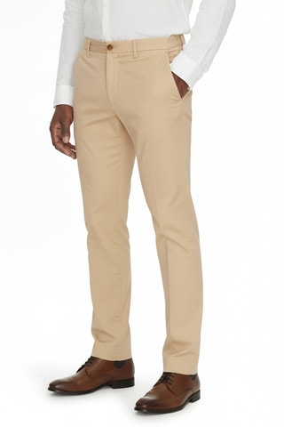 Pantalon en coton biologique - Kaki