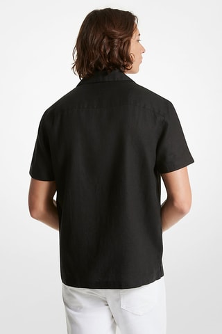 Chemise en lin - Noir