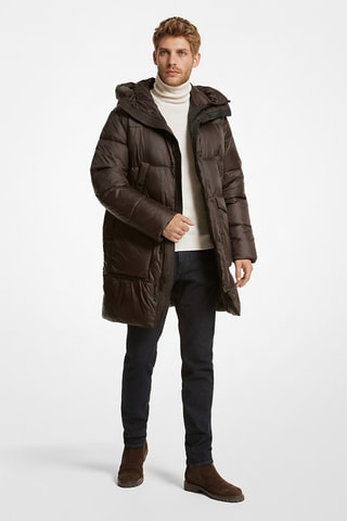 Doudoune à capuche - Marron