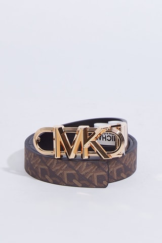 Ceinture réversible en cuir - Marron