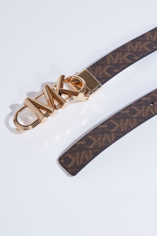 Ceinture réversible en cuir - Marron