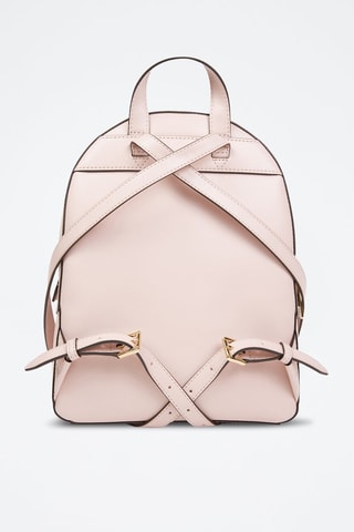 Sac à dos en cuir - Rose poudré