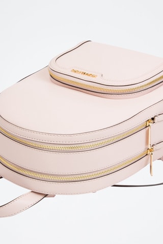 Sac à dos en cuir - Rose poudré