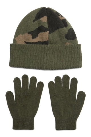Bonnet et gants CW - Vert