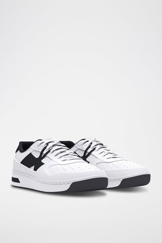 Baskets en cuir - Blanc et noir