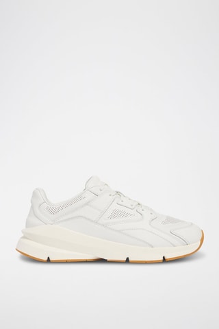 Baskets en nubuck - Blanc