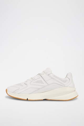 Baskets en nubuck - Blanc