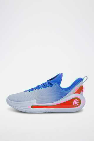 Chaussures de basketball en cuir Curry Pinnacle - Bleu cobalt