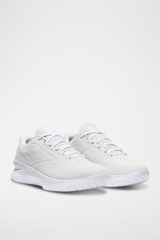Chaussures de basketball en cuir Curry Pinnacle - Gris clair
