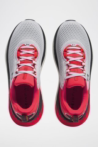 Chaussures de running Infinite - Gris clair et rouge
