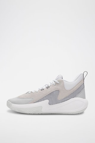 Chaussures de basketball en cuir Curry Essentials - Gris clair