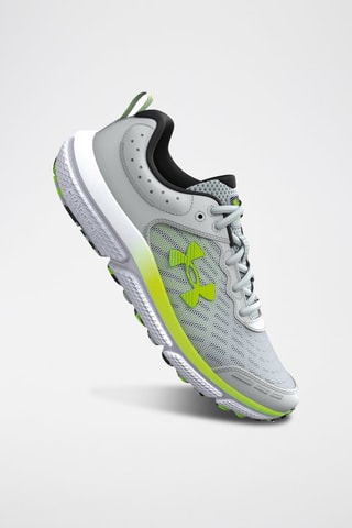 Chaussures de running en cuir Assert - Gris clair