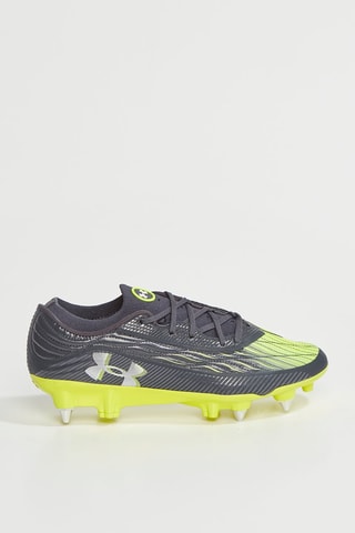 Chaussures de football UA TM WClone Mag Elite4.0HYB - Noir et vert citron
