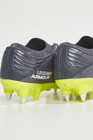 Chaussures de football UA TM WClone Mag Elite4.0HYB - Noir et vert citron