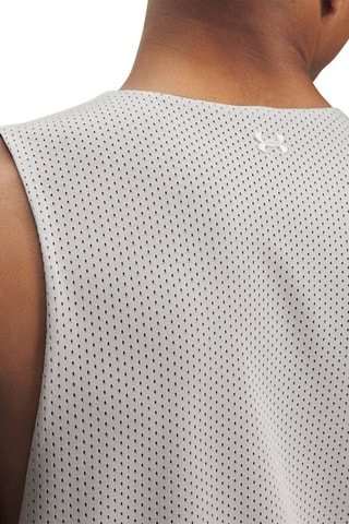 Débardeur de basketball réversible Courtside - Blanc et gris clair