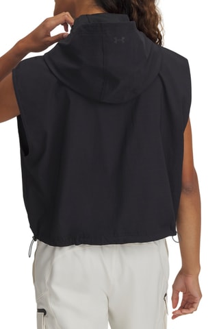 Gilet sans manches à capuche Unstoppable Woven - Noir