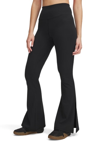 Pantalon flare d’entrainement taille haute Motion - Noir