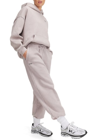 Pantalon oversize polaire - Gris clair