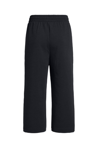 Pantalon wide legs polaire Unstoppable Grid - Noir