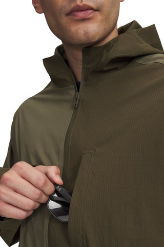 Coupe-vent à capuche Unstoppable Woven - Vert