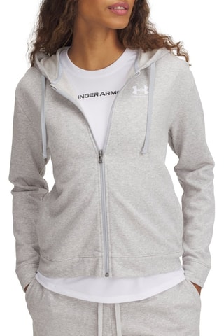 Veste à capuche Rival Terry - Gris chiné