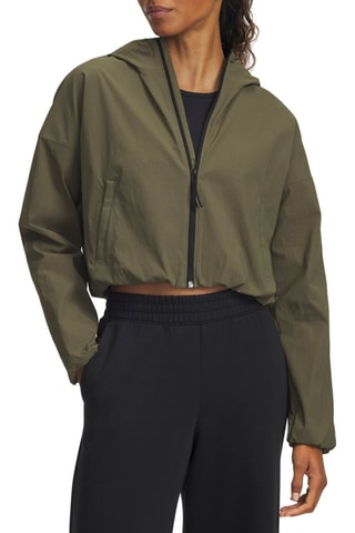 Coupe-vent à capuche Unstoppable - Kaki